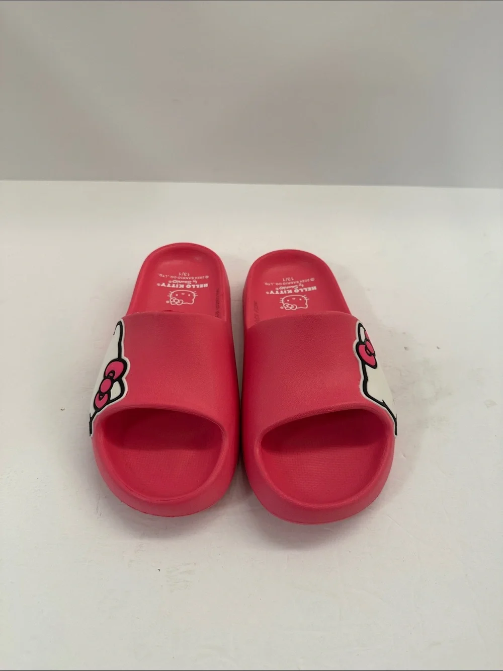 Kids Hello Kitty Pink Slides Size 13/1